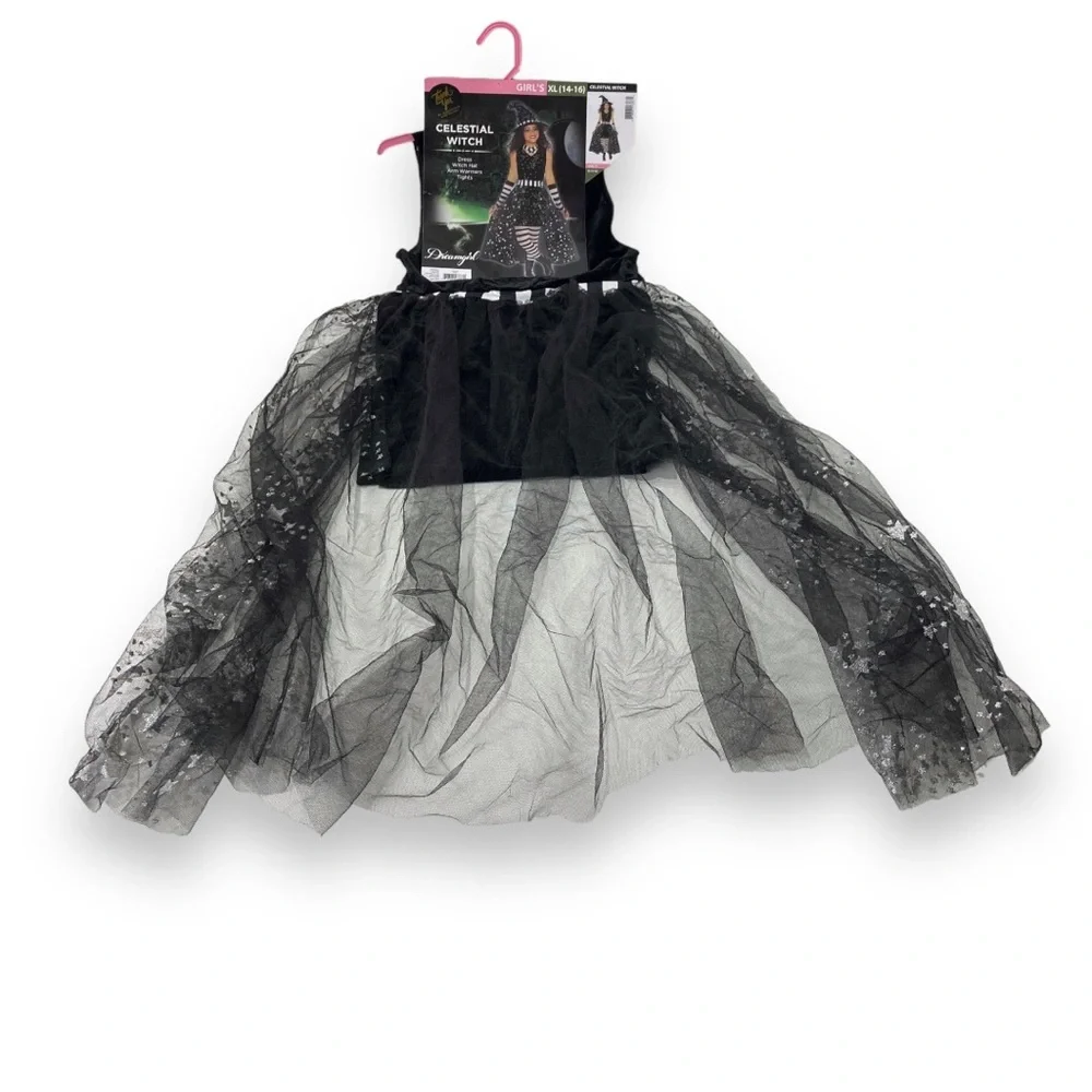 Halloween Girls Celestial Witch Costume, by Way to Celebrate Size XL